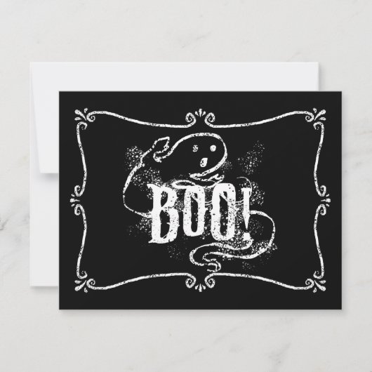 Faire-part Ghost boo (Devant)