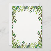 Faire-part Glorieuse verdure | Nouvelle adresse (Dos)