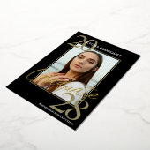 Faire-part Gold Foil Black Trendy (Rotation)