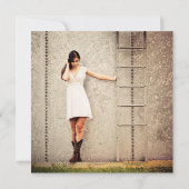 Faire-part Gold Laurel Wreath Class of 2023 Graduate Photo (Dos)