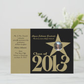 Faire-part Gold Star 2013 Photo (Debout devant)