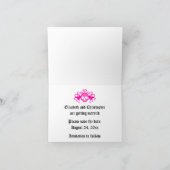 Faire-part Gothique Enregistrer le mariage de date (Intérieur)