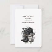 Faire-part gothique simple de cow-boy occidental s (Devant)