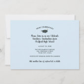 Faire-part Grad, Collage de photos, Fun Graduation Party (Dos)