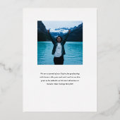 Faire-part Grad Élégante Minimale (Verso)