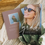 Faire-part Grad par script | Diplôme photo