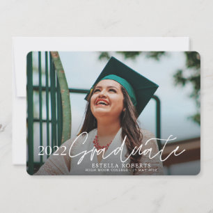 Faire-part Graduate 2022 Custom Photo Overlay Graduation Anno