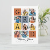 Faire-part Graduate 2023 Université 9 Photos Party (Debout devant)