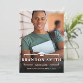 Faire-part Graduate University 2023 Parti 5 Photo (Debout devant)