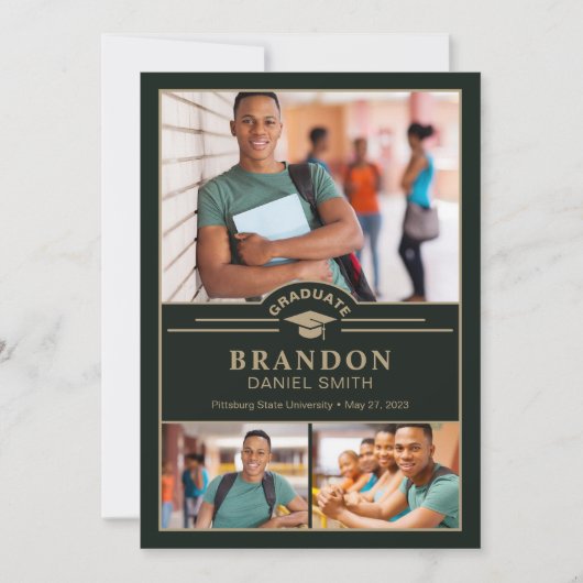 Faire-part Graduate University 2023 Party 3 Photo (Devant)