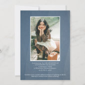 Faire-part Graduation 2024 Magazine Photo Couverture Grad (Dos)