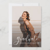Faire-part Graduation 2025 Grad Photos Simple (Devant)