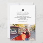 Faire-part Graduation 2025 Multi Photo Script Grad (Dos)