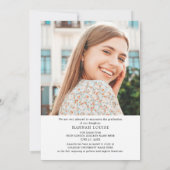 Faire-part Graduation 2025 Photo Collage Moderne (Dos)