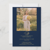 Faire-part Graduation 2025 Photo Collage Script (Dos)