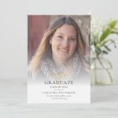 Faire-part Graduation 2025 Photo Pinning Grad (Debout devant)