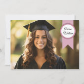 Faire-part Graduation Announcement Card Template (Devant)