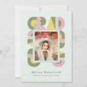 Faire-part Graduation announcement class of 2026 modern (Devant)