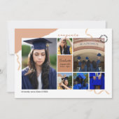 Faire-part Graduation Announcement Photo Collage Template (Devant)