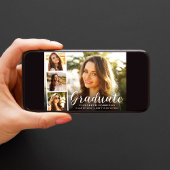 Faire-part Graduation de la photo de script moderne