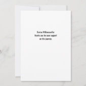 Faire-part Graduation minimale en MBA photo (Dos)