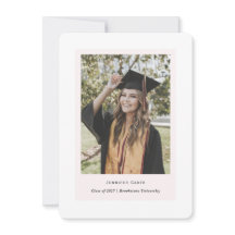 Graduation minimaliste de photos simples chic