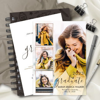 Faire-part Graduation Party 4 Photos Université 2023