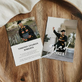 Faire-part Graduation photo simple et moderne