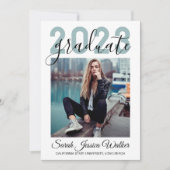 Faire-part Graduation universitaire 2023 Photo du parti (Devant)