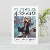 Faire-part Graduation universitaire 2023 Photo du parti (Debout devant)