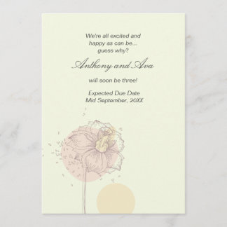 Faire-part Graines Dispersées Annonce de Grossesse
