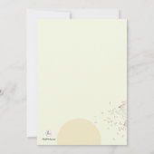 Faire-part Graines Dispersées Annonce de Grossesse (Dos)