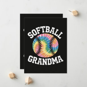Faire-part Grand-mère de softball