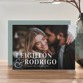 Faire-part Grand moment | Fiançailles photo