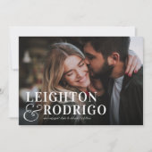 Faire-part Grand moment | Fiançailles photo (Devant)