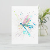 Faire-part Grande libellule colorée | Cadeau mignon pour les  (Debout devant)
