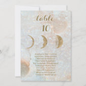 Faire-part Graphique de placement de mariage Noms personnalis (Devant)