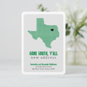 Faire-part Green est parti vers le sud, Y'All Moving (Debout devant)