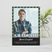 Faire-part Green Ready Fore Bright Future Golf Graduation (Debout devant)