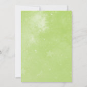 Faire-part Green Unicorn Enregistrer La Date Annonce (Dos)