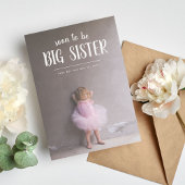 Faire-part Grosse Soeur Grossesse Annonces Photo