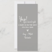 Faire-part Grossesse d'animal de compagnie Big Brother/Sister (Dos)