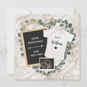 Faire-part Grossesse dans les médias sociaux non sexiste (Devant)