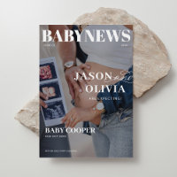 Grossesse de couverture de magazine moderne