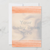 Faire-part Grossesse de l'aquarelle du coeur du petit concomb (Dos)