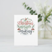 Faire-part Grossesse de Noël (Debout devant)