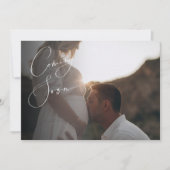 Faire-part Grossesse de Rose lunatique (Devant)