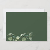 Faire-part Grossesse des Feuilles de l'Eucalyptus (Dos)