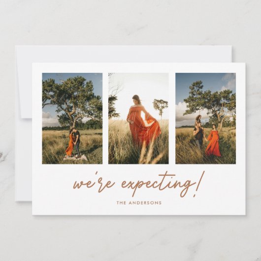 Faire-part Grossesse des grands-parents et des jeunes filles (Devant)