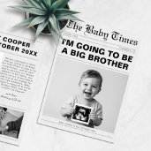 Faire-part Grossesse drôle dans le journal Big Brother
